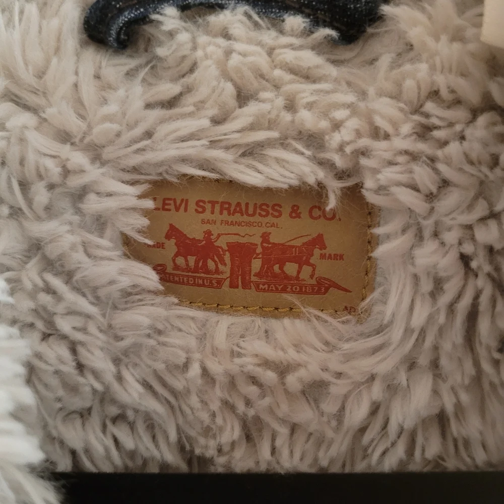 Levi's - Shaggy Sherpa Trucker Jean Jacket - Picture 7 of 16